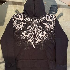 Affliction Black Graphic women’s Sweater